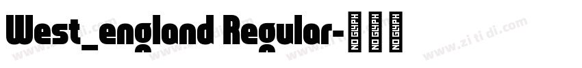 West_england Regular字体转换